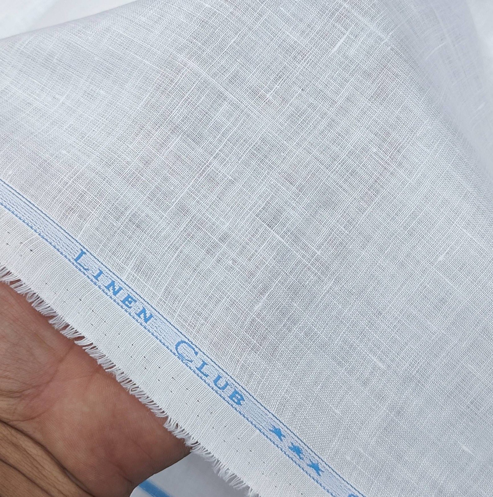 40 lee, 60 lee, 80 lee,  white linen fabric